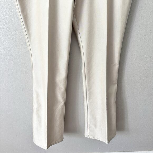 Marina Rinaldi Jeany Champagne Tapered Jeans 37" Inseam Women's Plus Size 22 - Picture 3 of 15